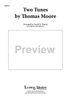 Two Tunes by Thomas Moore - Violin 1