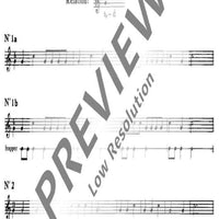 Chansons à deux - Performing Score