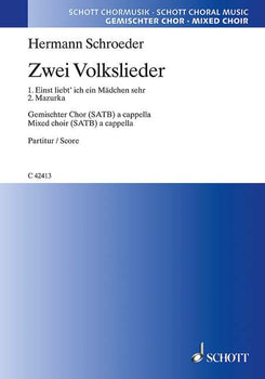 Zwei Volkslieder - Choral Score