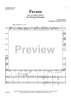 Pavane pour une infante defunte - Score
