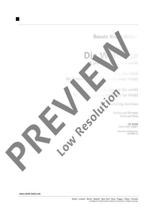 A journey around the world - Score and Parts