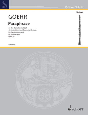 Paraphrase on the Dramatic Madrigal 