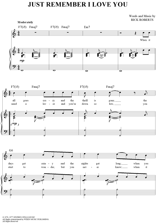 Just Remember I Love You