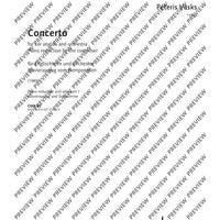 concerto - Piano Score and Solo Part