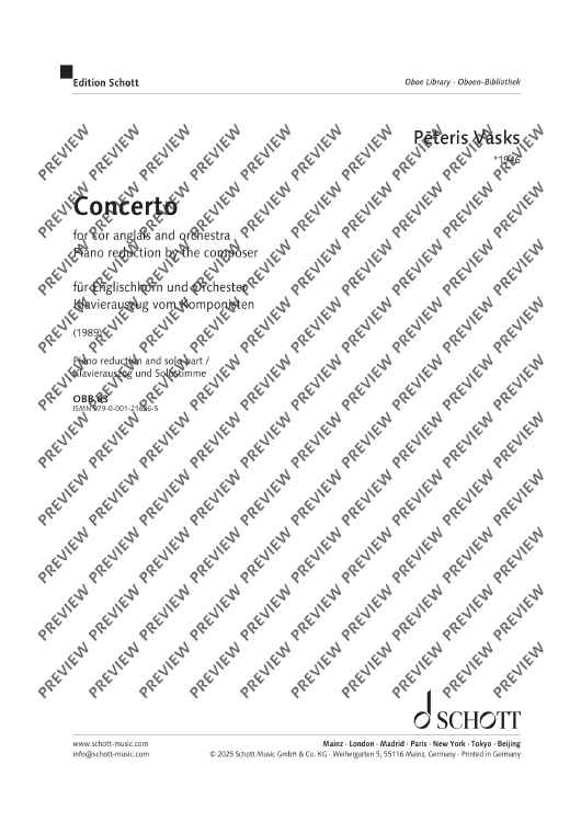 concerto - Piano Score and Solo Part