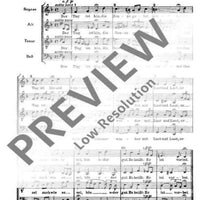 Sechs Choräle - Choral Score