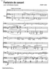 Fantaisie de concert - Score