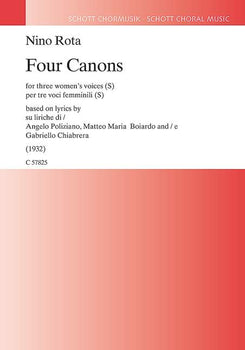 Four Canons - Choral Score