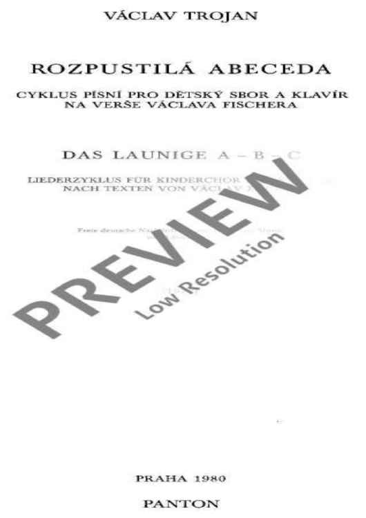 Naughty Alphabet - Piano Reduction