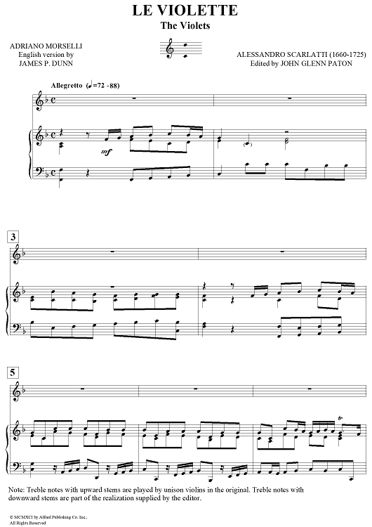 Le Violette (The Violets)