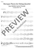 Baroque Pieces for String Quartet - Set of Parts