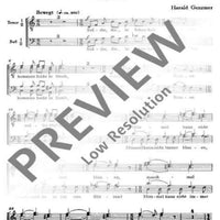 Vier Gedichte - Choral Score