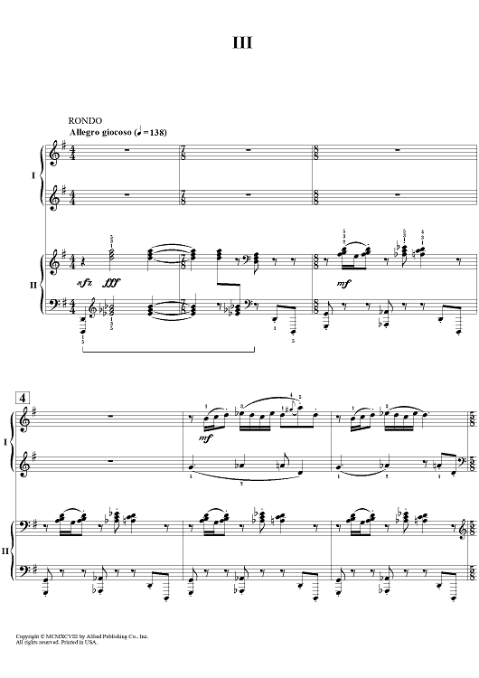 Concertante in G Major - 3rd Movement