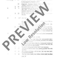 The Messiah - Full Score