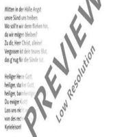 Mitten wir im Leben sind - Choral Score