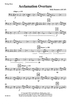 Acclamation Overture - String Bass
