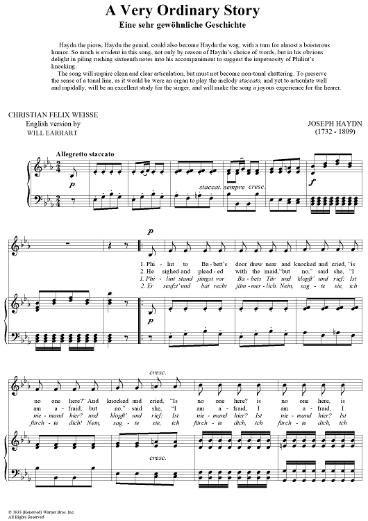 A Very Ordinary Story (Eine sehr gewöhnliche Geschichte)