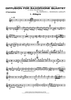Diffusion for Saxophone Quartet - Tenor Saxophone