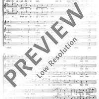 Nachts - Choral Score