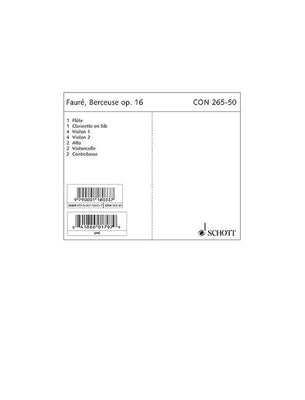 Berceuse D major - Set of Parts