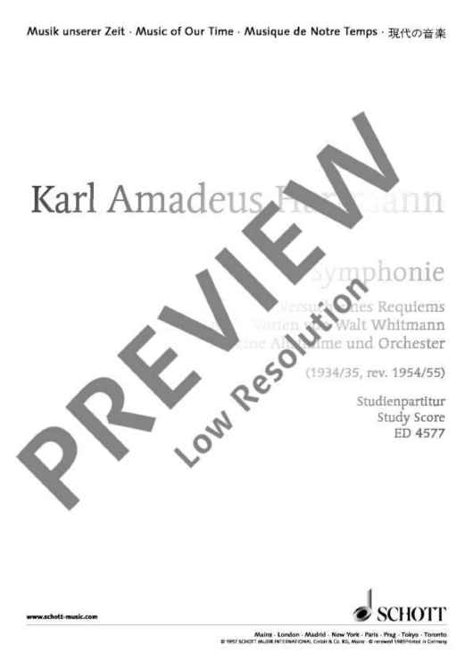 1. Symphonie - Full Score