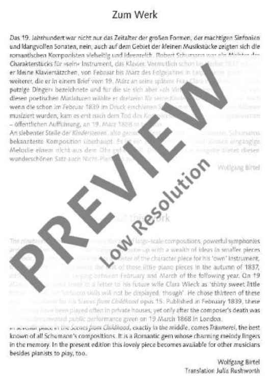 Dreaming - Score and Parts