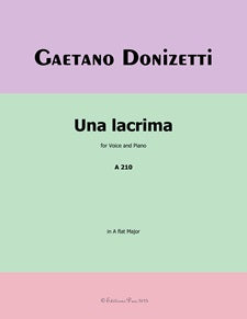 Una lacrima
