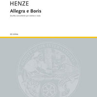 Allegra e Boris - Performing Score