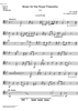Music for the Royal Fireworks HWV 351 - Trombone