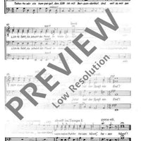 Der Tambour - Choral Score