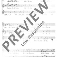 Drei Tanzlieder - Choral Score