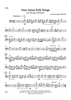 Four Asian Folk Songs - Cello