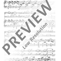 Four Pieces as a trio - Set of Parts