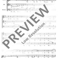 Motette zur Opferung - Choral Score