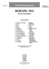 Moscow, 1941 - Contents