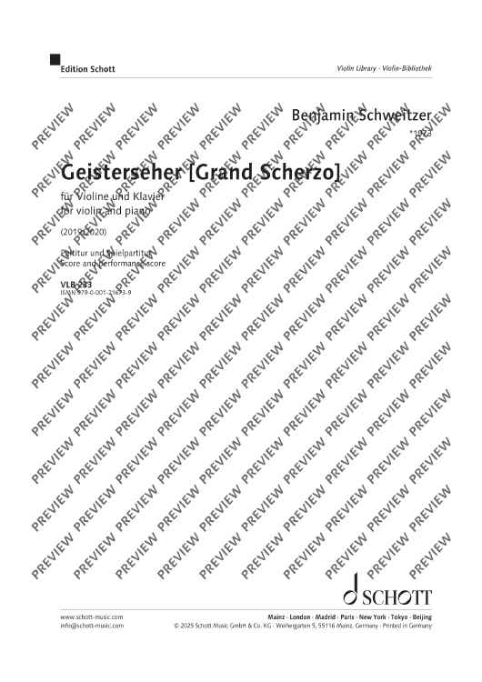 Geisterseher (Grand Scherzo)