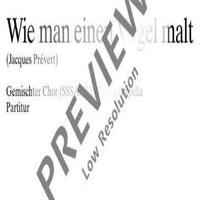 Fünf Chöre - Choral Score