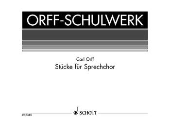 Pieces for Speaking Chorus