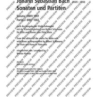 Sonatas and Partitas