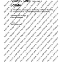 Sonata - Score and Parts
