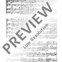 Quintet A major - Full Score