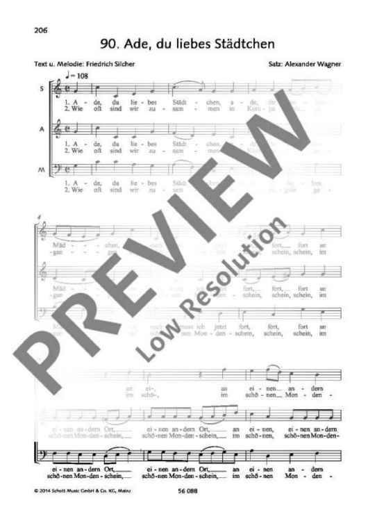 Ade, du liebes Städtchen