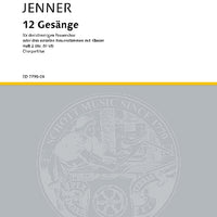Zwölf Gesänge - Choral Score