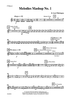 Melodies Mashup No. 1 - F Horn 1