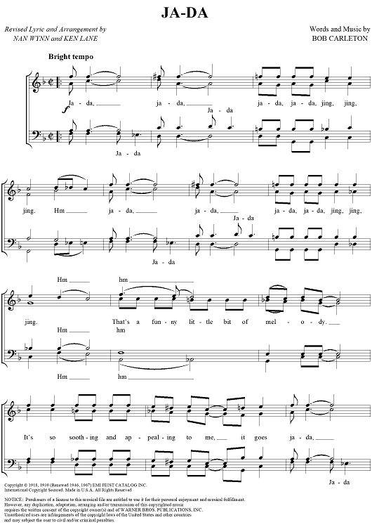 Java Da Songs Ja-Da