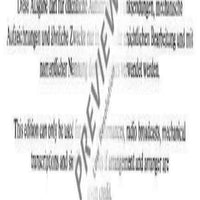 Sérénade - Set of Parts