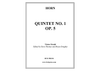 Quintet No. 1 - F Horn