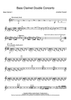 Bass Clarinet Double Concerto - Bass Clarinet 1