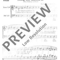 Solang man nüchtern ist - Choral Score