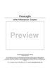 Passacaglia - Score